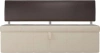 Кухонный прямой диван Стоун с углом Велюр Черный 182х65х87 (без декор. подушек)