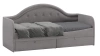 Кровать Адель с мягкой спинкой тип 1 80х200 Крем