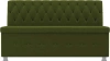 Кухонный прямой диван Вента Микровельвет Зеленый 152х59х88 (без декор. подушек)