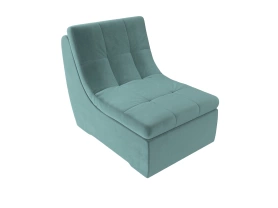 Модуль-кресло для дивана Холидей Велюр 70х99х94 Бирюзовый (без декор. подушек)