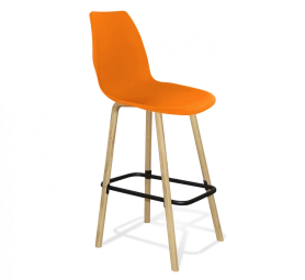 Барный стул SHT-ST29/S94 Оранжевый/Черный