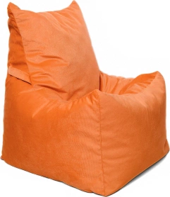 Кресло-мешок Топчан Оранжевый 75x80x100 Велюр