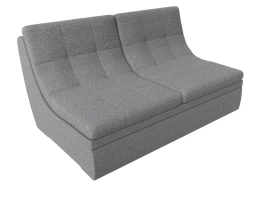 Модуль для дивана Холидей Рогожка 140х99х95 Серый (без декор. подушек)
