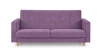 Диван прямой Брисбен Лайт Фиолетовый 231х107х100 (без декор. подушек)