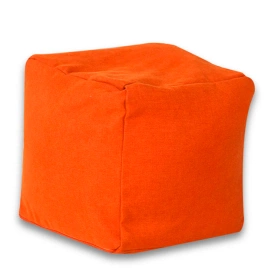Пуфик Куб 40х40х40 фьюжн оранжевый