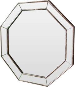 Зеркало Antique base 70x70x5 Состаренное серебро