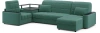 Диван-кровать угловой со столиком MOON FAMILY 018 левый с пружинным блоком Зеленый 315х183х90