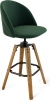 Барный стул SHT-ST35-2/S93 Лиственно-зеленый/Коричневый
