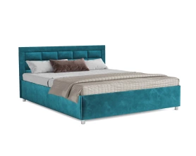 Кровать Версаль с подъемным механизмом 140х190 сине-зеленый