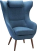 Кресло Сканди-2 синий 80х87х113