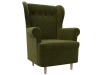Кресло Торин Микровельвет Зеленый 78x74x104