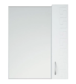Шкаф-зеркало Олимп 50х15х70 Белый