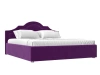 Кровать Афина Микровельвет 200х200 Фиолетовый