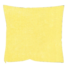 Декоративная подушка микровельвет 40х40 желтый
