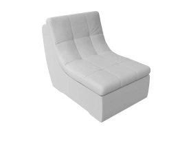 Модуль-кресло для дивана Холидей Экокожа 71х108х95 Белый (без декор. подушек)