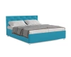 Кровать Классик с подъемным механизмом 140х190 синий