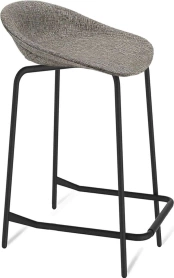 Барный стул SHT-ST19-SF1/S29-1 коричневый/черный муар