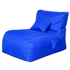 Кресло Лежак Синий 75х112х76