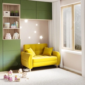 Диван-кровать Банита Люкс желтый 120х200