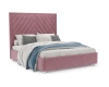Кровать Мишель с подъемным механизмом 160х190 розовый