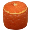 Пуф Апельсин 37х37х30 велюр оранжевый