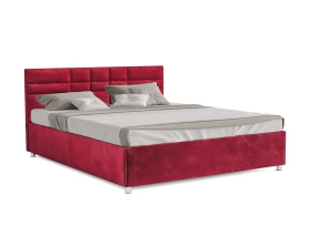 Кровать Нью-Йорк с подъемным механизмом 140х190 красный