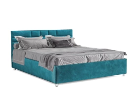 Кровать Нью-Йорк с подъемным механизмом 140х190 сине-зеленый