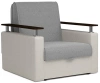 Кресло-кровать Шарк 83х95х95 черный/серый принт