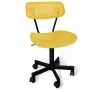 Кресло офисное SHT-ST85/S121М черный/желтый/черный муар 55х55х87