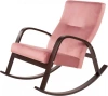 Кресло-качалка Ирса розовый 66х110х93