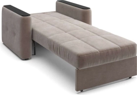 Кресло-кровать с независимым пружинным блоком Ницца 120х103х90 коричневый