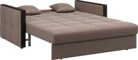 Диван-кровать Лион 1.4 коричневый/накладка венге 170х107х90