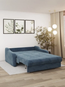 Диван "Лидер НПБ 140*200 (Vivaldi - синий)