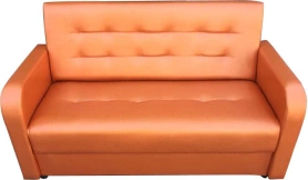 Диван Аккорд оранжевый 160х90х85 (без декор. подушек)