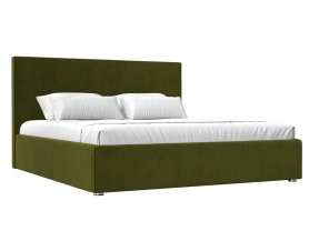 Кровать Кариба Микровельвет 180х200 Зеленый