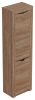 Шкаф Соренто прихожая одна дверь 60х39х210 дуб бонифаций/кофе структурный матовый