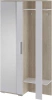 Шкаф комбинированный Нуар тип 2 108х33х200 Дуб Сонома/Белый Ясень