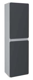 Шкаф-пенал подвесной Корделия 35х25х120 Серый