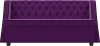 Кухонный прямой диван Лофт Микровельвет Фиолетовый 188х67х85 (без декор. подушек)