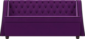 Кухонный прямой диван Лофт Микровельвет Фиолетовый 188х67х85 (без декор. подушек)