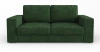 Диван Вивьен 210х106х92 темно-зеленый (без декор. подушек)