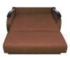 Диван-кровать Алекс 182х106х100 коричневый (без декор. подушек)