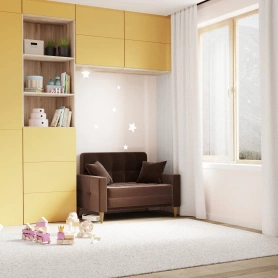 Диван-кровать Этро Люкс коричневый 100х200