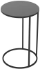 Стол придиванный Калифорния Остин Glass 45х45х71 черная лакобель/черный