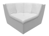 Угловой модуль для дивана Холидей Люкс Экокожа 115х115х78 Белый (без декор. подушек)
