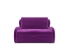 Диван-кровать Атлант  160х95х95 Микровелюр фиолетовый (без декор. подушек)