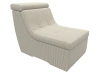 Модуль-кресло для дивана Холидей Люкс Рогожка 71х115х91 Коричневый (без декор. подушек)