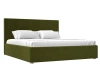 Кровать Кариба Микровельвет 160х200 Зеленый