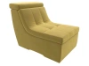 Модуль-кресло для дивана Холидей Люкс Экокожа 71х115х91 Белый (без декор. подушек)