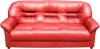 Диван Карелия 3-х местный Красный 190х95х90 (без декор. подушек)